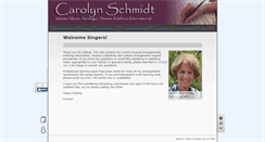 Desktop Screenshot of carolynschmidt.info